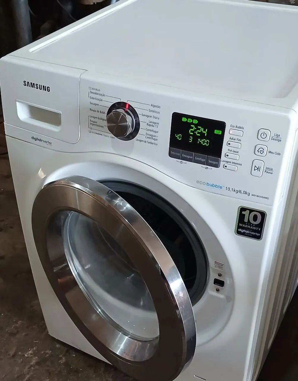 Lava e Seca Samsung 10,1/6,0 kg 127 Volts - Foto 6