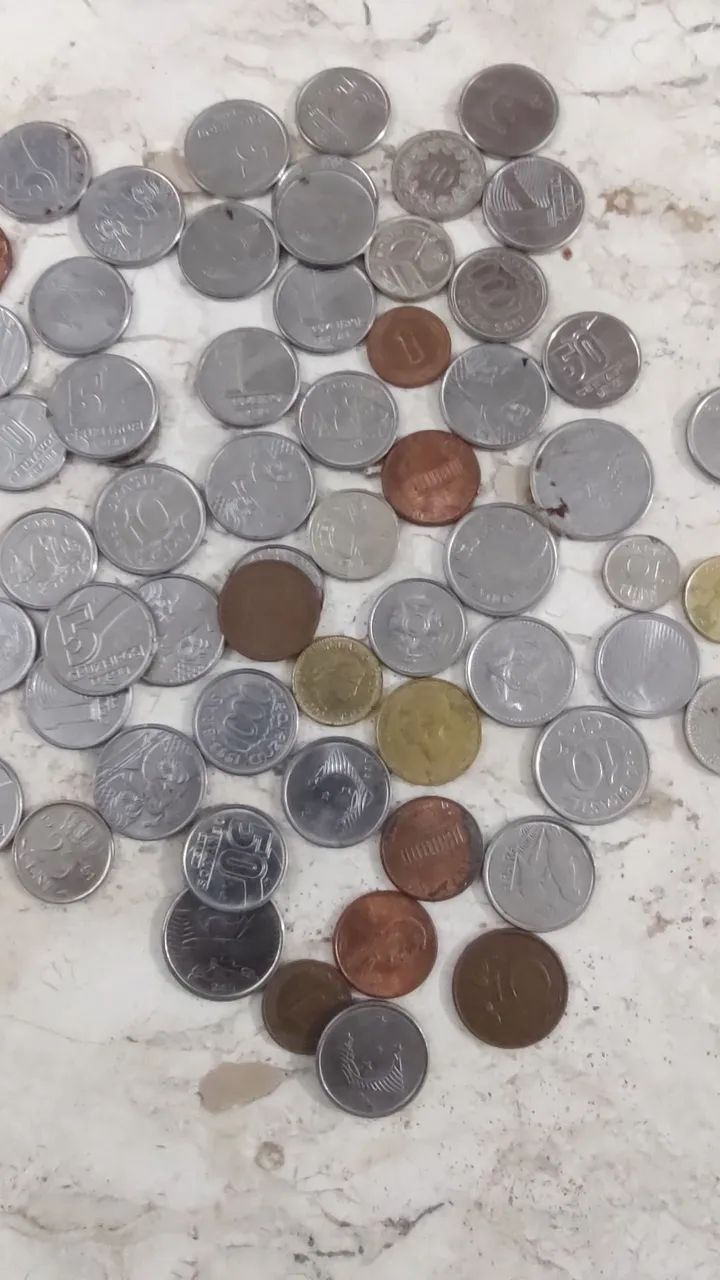 MOEDAS ANTIGAS ALGUMAS DE PRATA  - Foto 2