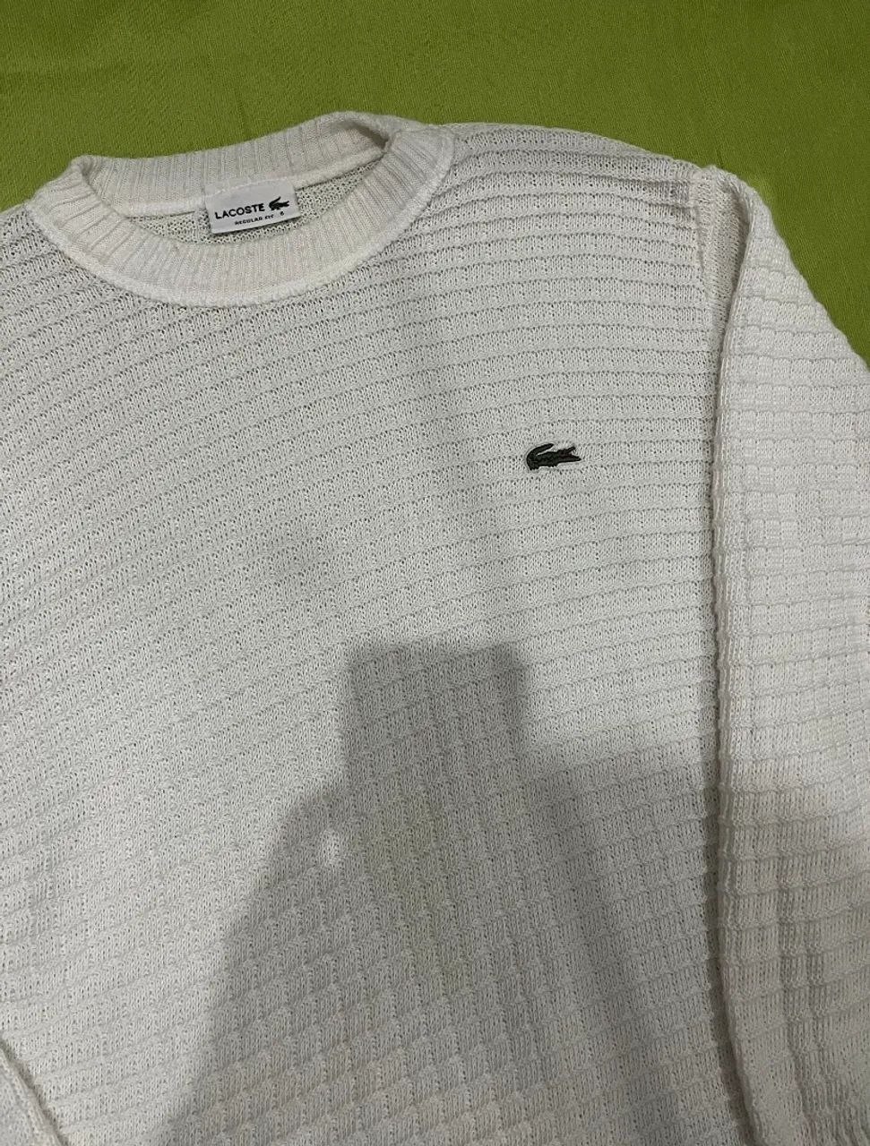 sueter lacoste lã nova