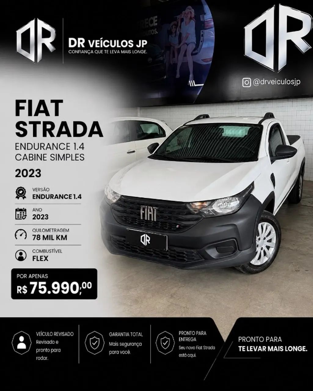 Fiat Strada Endurance 1.4 Flex 8V CS Plus 2023