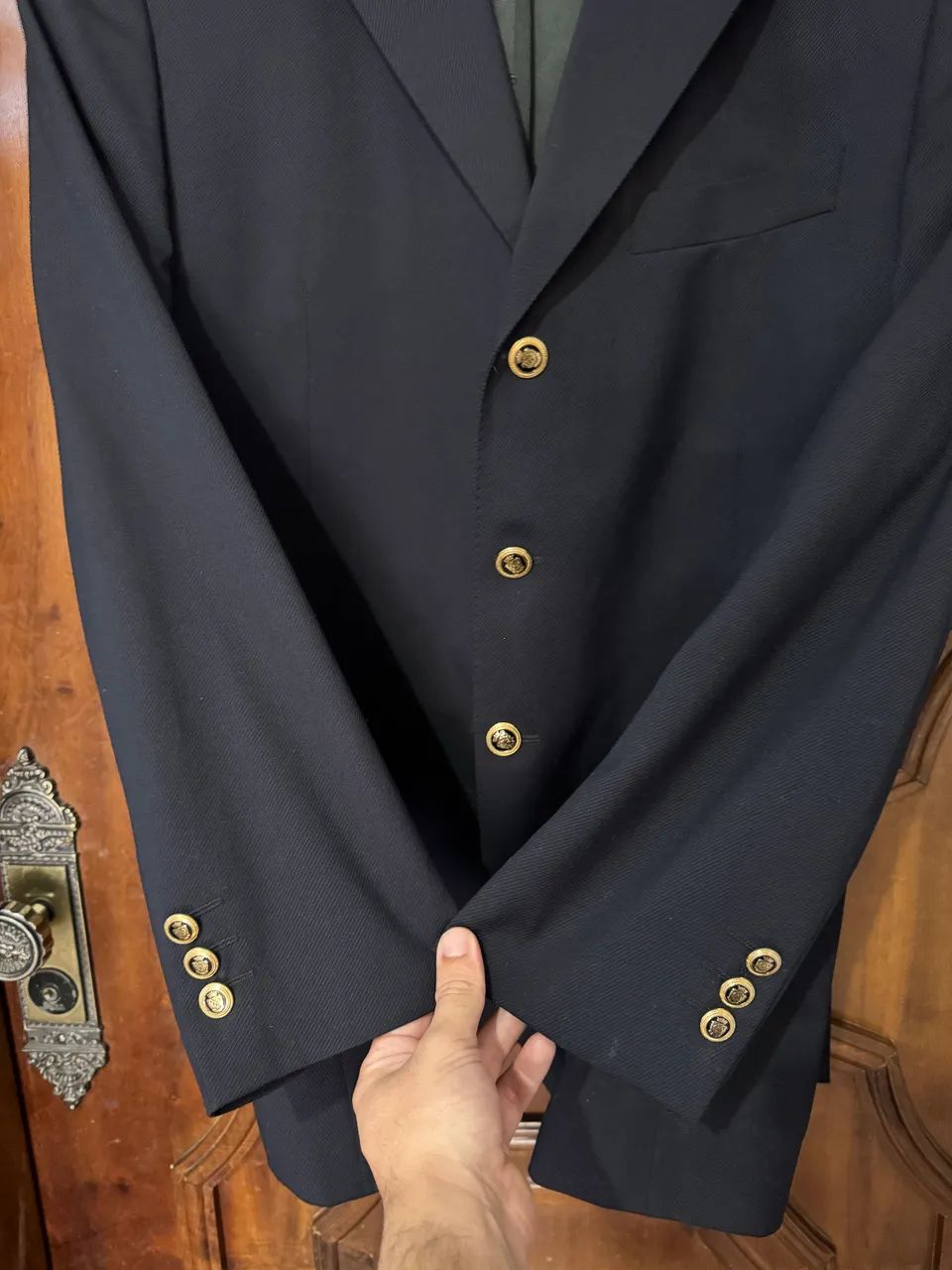 blazer masculino harrys famous label preto - Foto 3