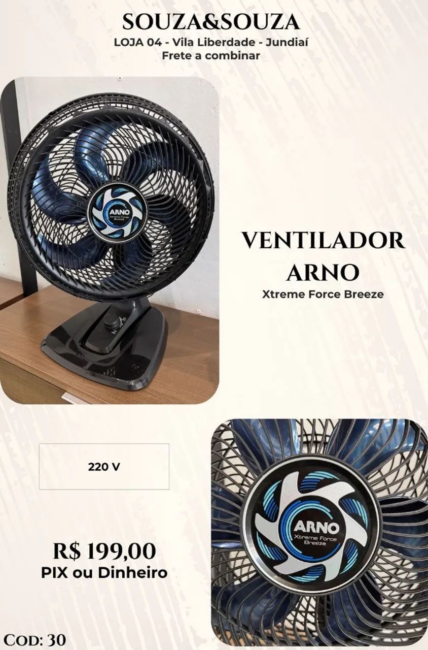 Ventilador Arno Xtreme Force Breeze 