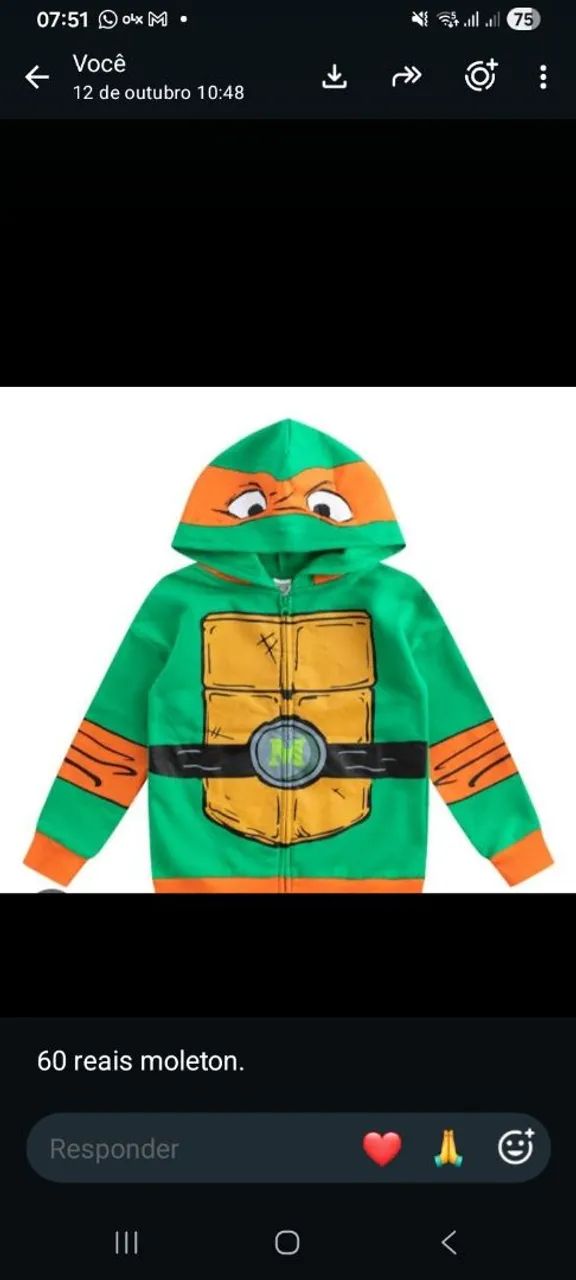 Moleton tartaruga ninjas