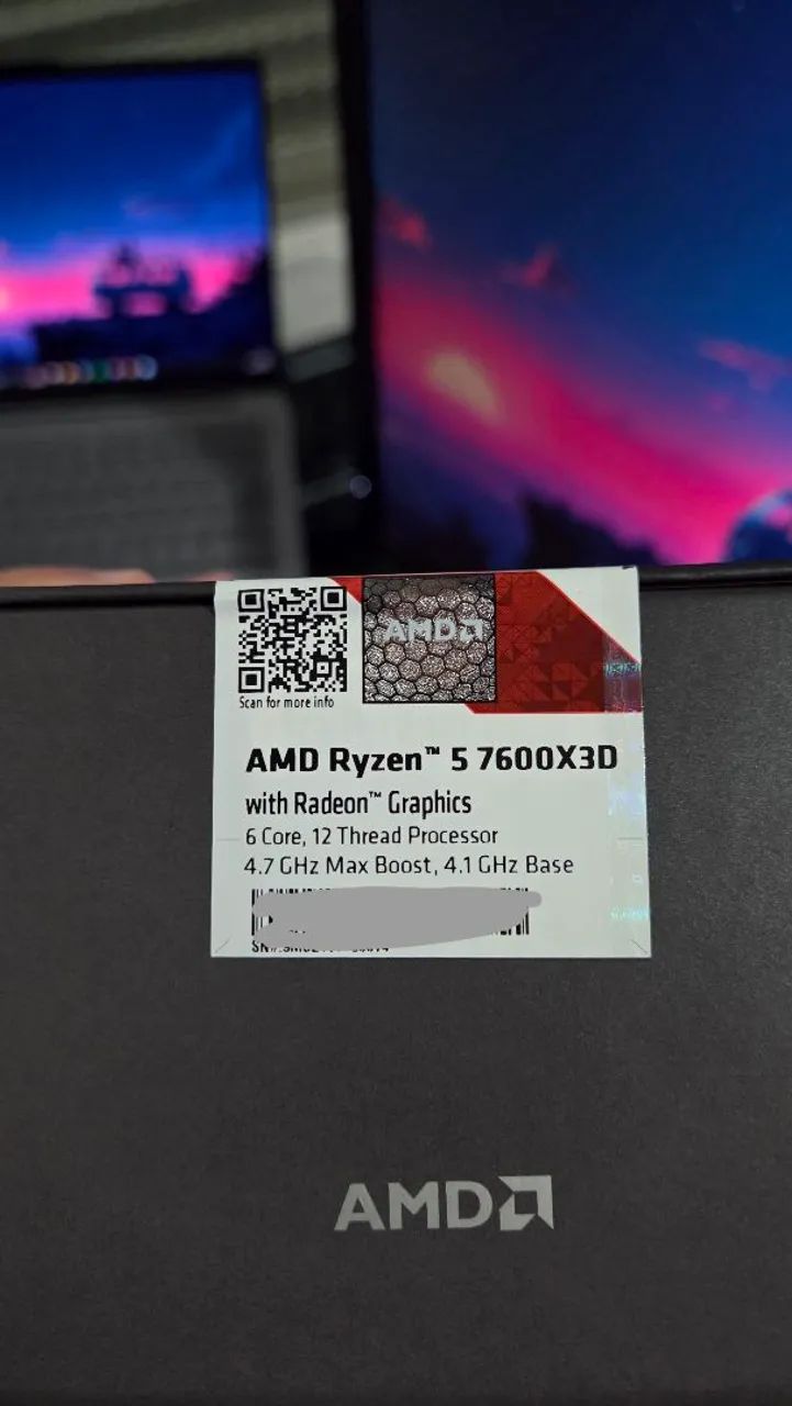 (Lacrado) Ryzen 5 7600x3d 6-Core, 12-Threads AM5 - Foto 4