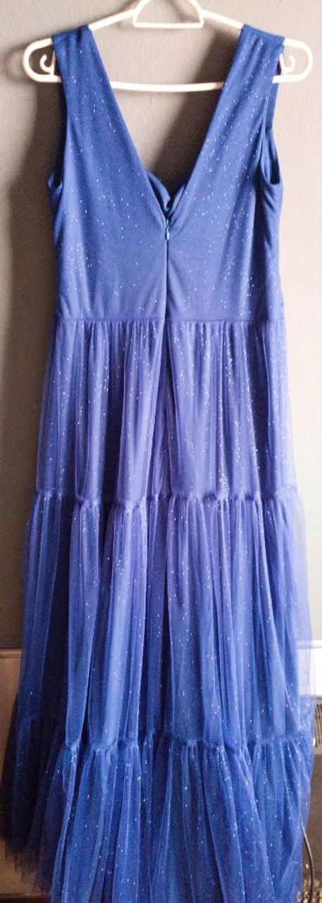 Vestido De formatura azul Royal  - Foto 4