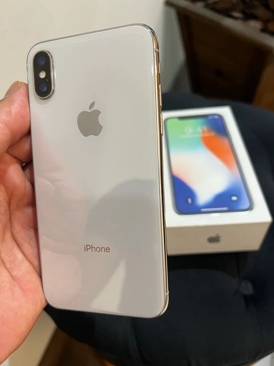 iPhone X Branco 64gb (  Pequena mancha  na tela ) - Foto 3