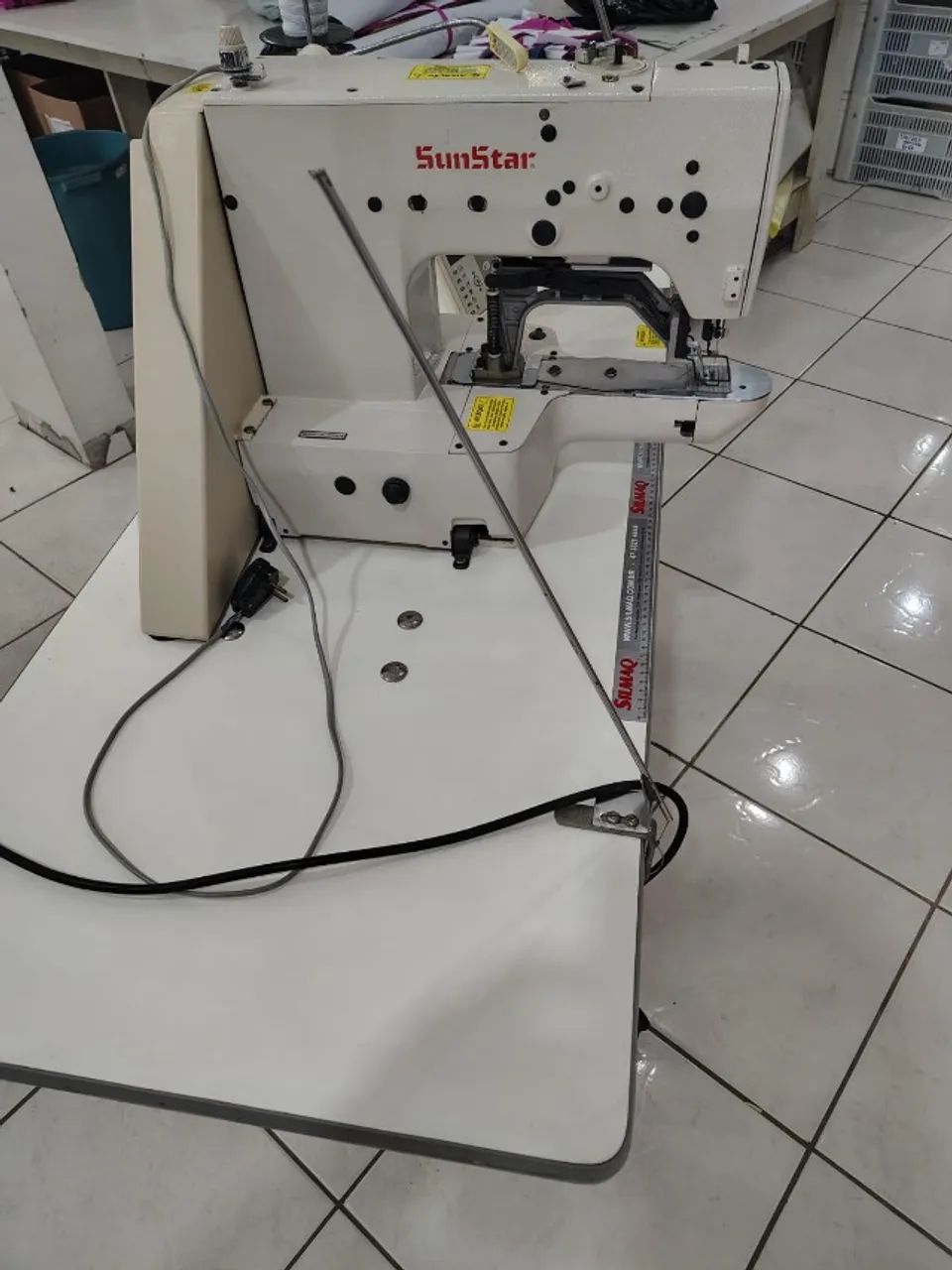 Máquina de Costura Travete Eletrônica SunStar - Foto 4