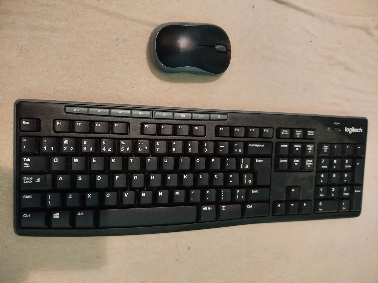 Kit teclado e mouse sem fio Logitech  - Foto 2