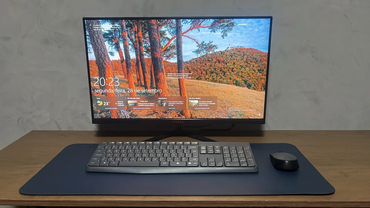 PC + TELA + TECLADO + MOUSE + MESA  - Foto 3