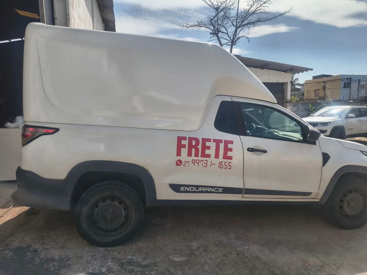 Capota de fibra para Fiat Strada 2020 em diante. - Foto 4