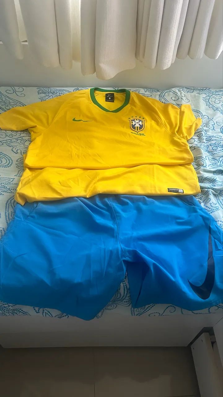 Bermuda Nike Azul M, nova original  - Foto 5