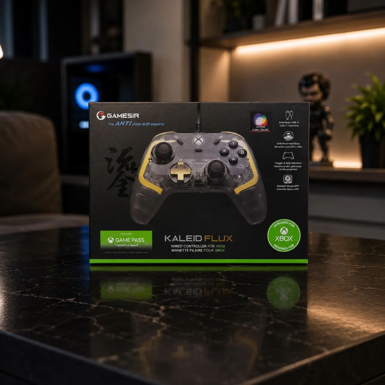 CONTROLE XBOX E PC GAMESIR KALEID FLUX. HALL EFFECT  ANTI-DRIFT - Foto 3