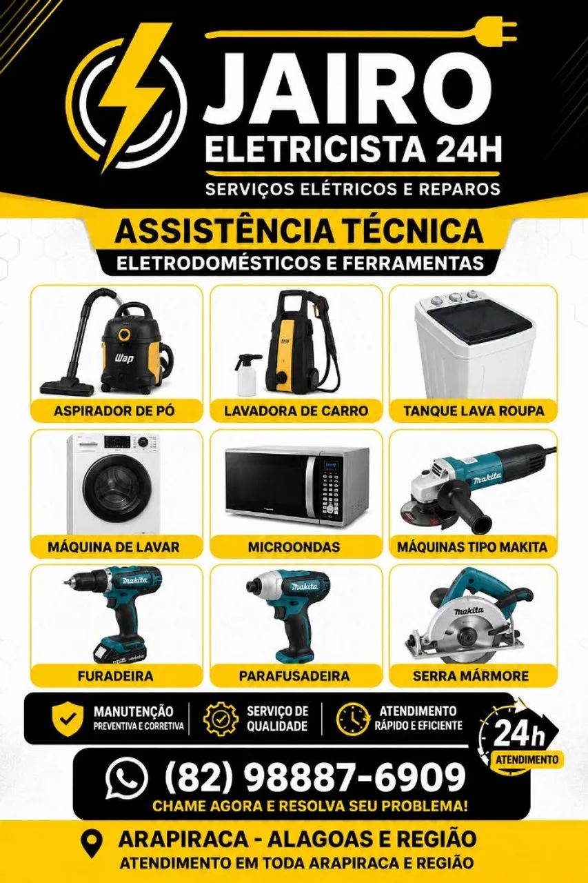 Conserto em eletrodomésticos 
