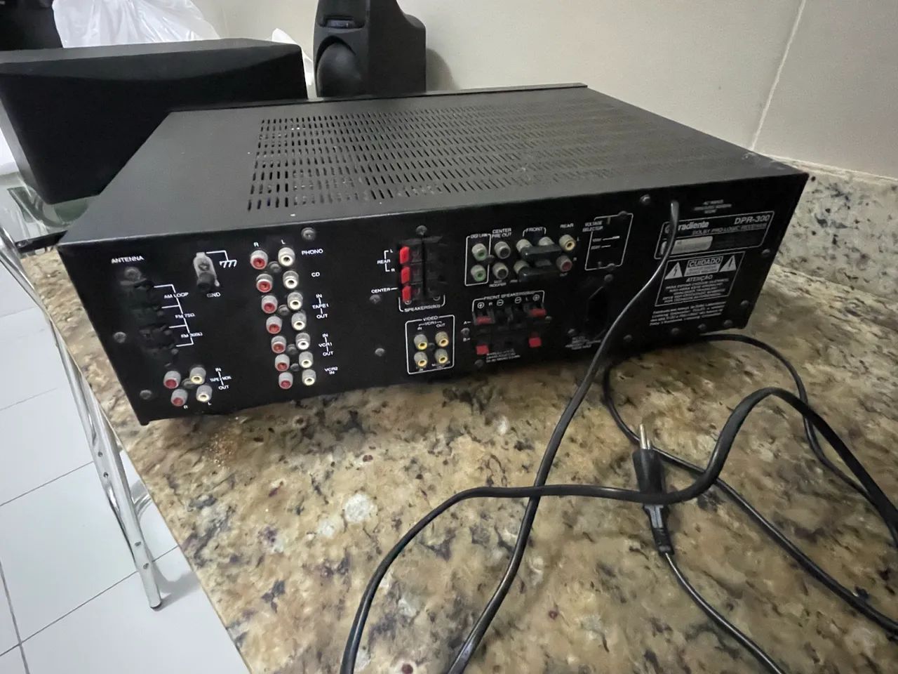 Conjunto de som  com Receiver DPR3OO DOLBY PRO-LOGIC - Foto 2