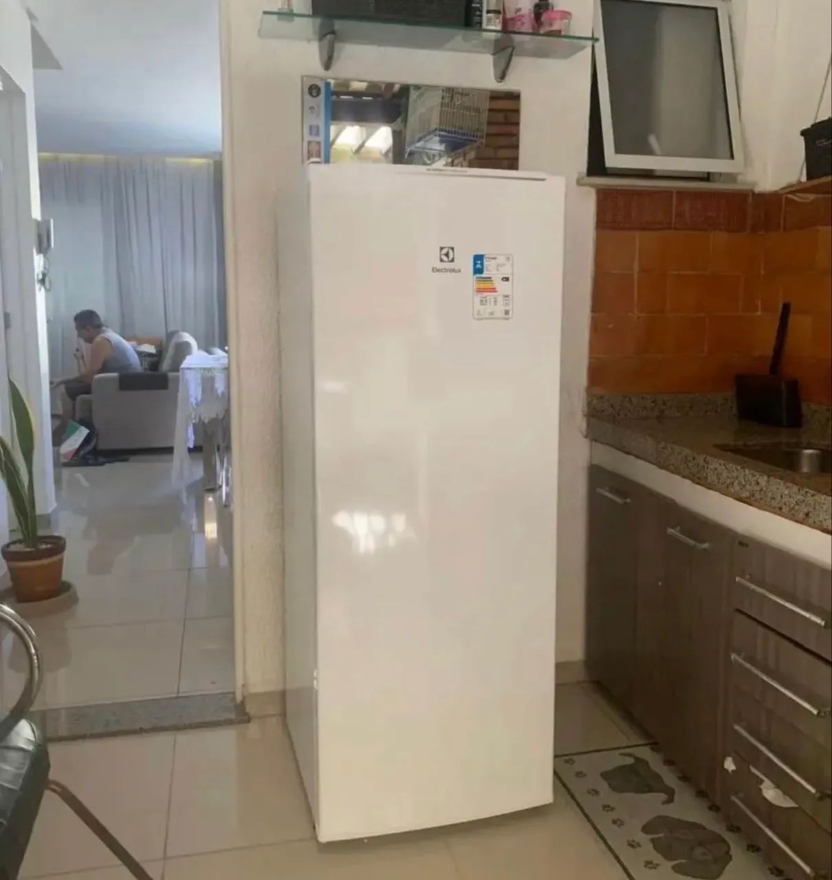 Freezer vertical- Eletrolux- 197l - inverter