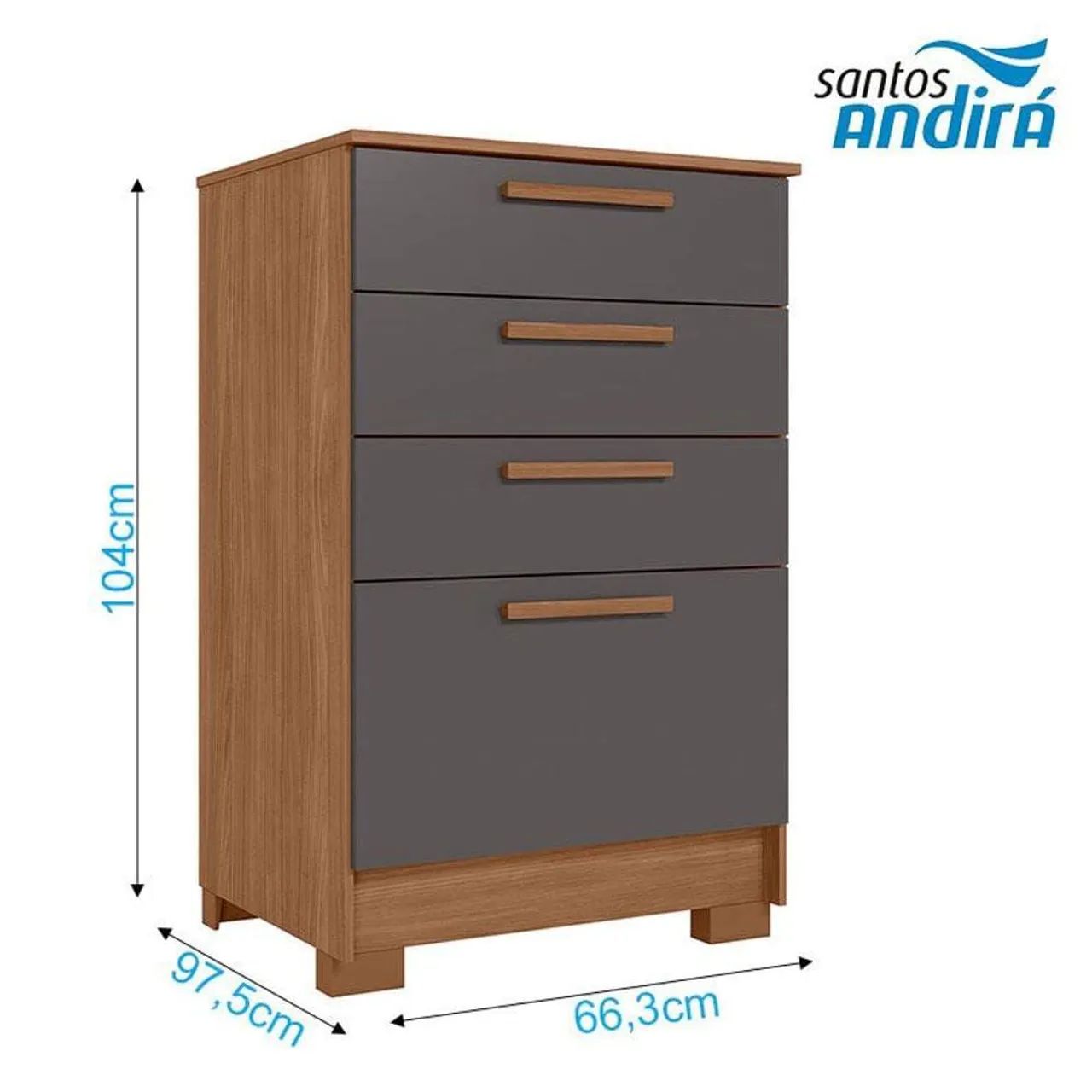 Cômoda 4 gavetas entrega e montagem grátis  - Foto 2