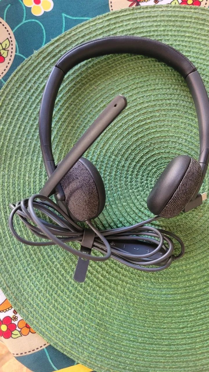 Headset Dell Pro com fio - WH3024 - Foto 4