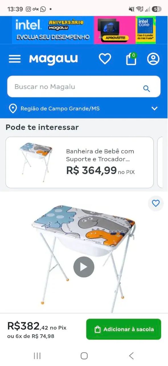 Banheira com trocador marca Galzerano  - Foto 4