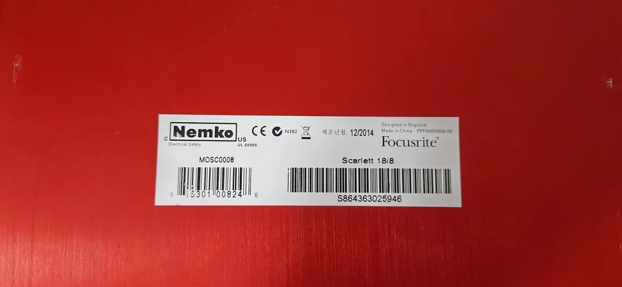 Interface focusrite scarlett 18i8 - Foto 4