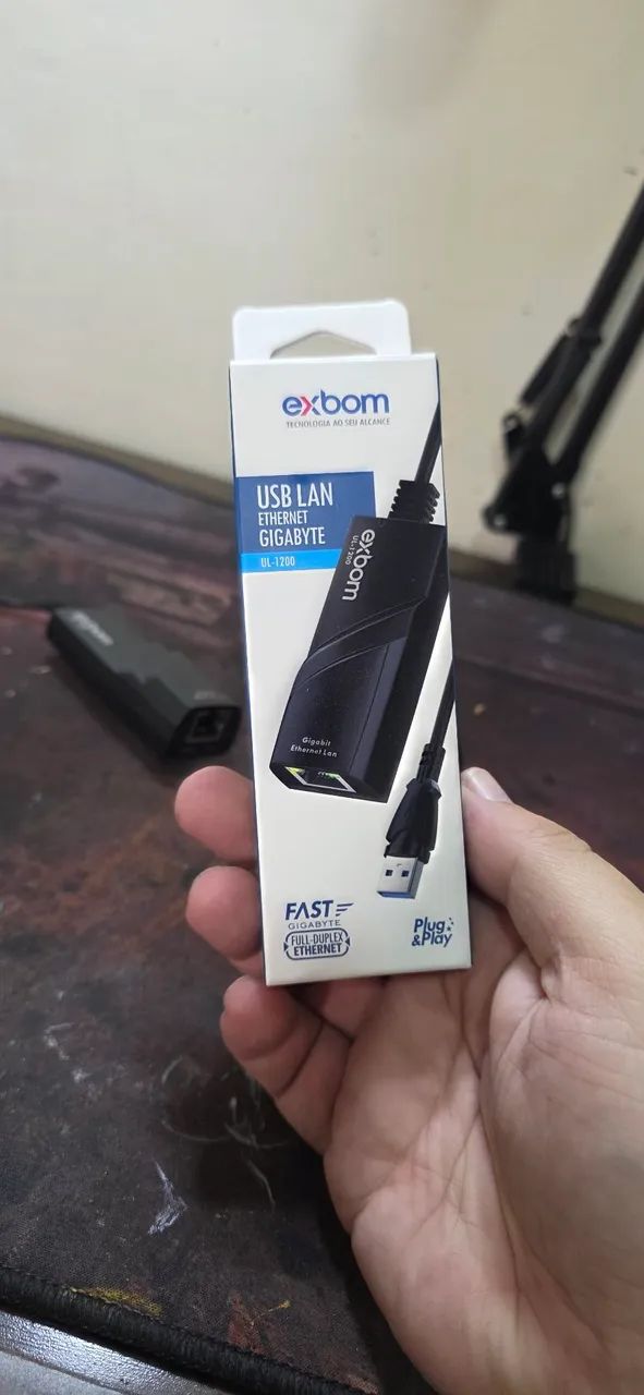Adaptador de Rede USB 3.0 RJ45 1000mbps