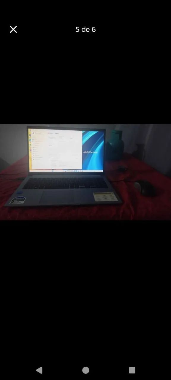 Estou vendendo esse notebook da Asus está zerada bem conservado  - Foto 4