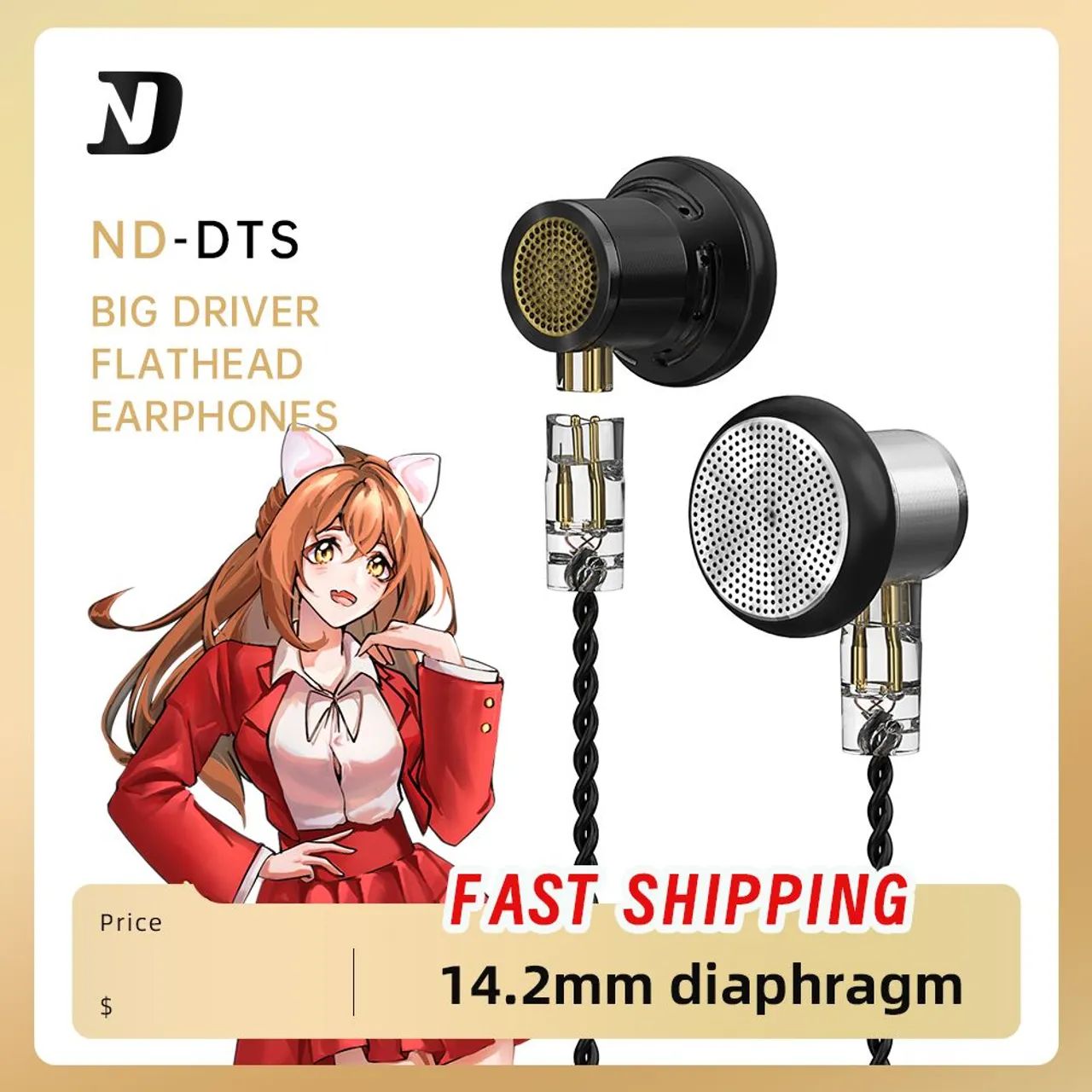 FONE INTRA-AURICULAR ND-DTS METAL PRATA - Foto 2