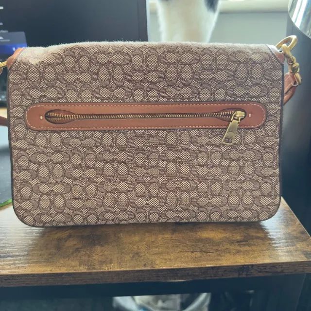 Bolsa Coach Tabby Shoulder Bag 26 Tan/Rust Original - Foto 5