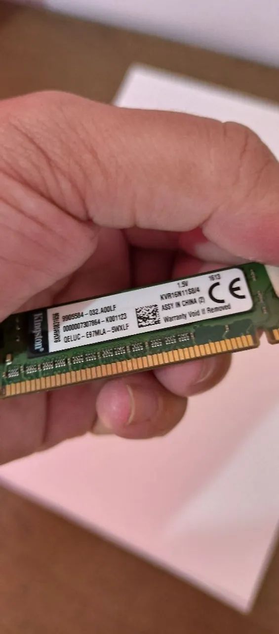 2 Memórias RAM 4GB CADA DDR3 - KINGSTON E HYPERX - Foto 3