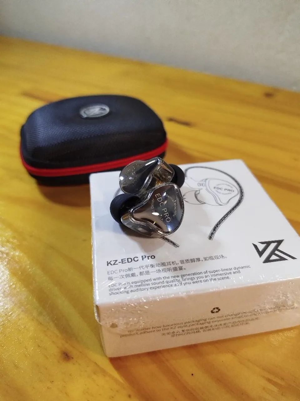 Fone Profissional KZ EDC Pro - grátis bag - Lacrado! - Foto 3