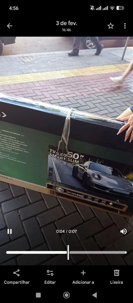 Vendo smart tv 50 polegadas Full HD nova na caixa hum ano de garantia 