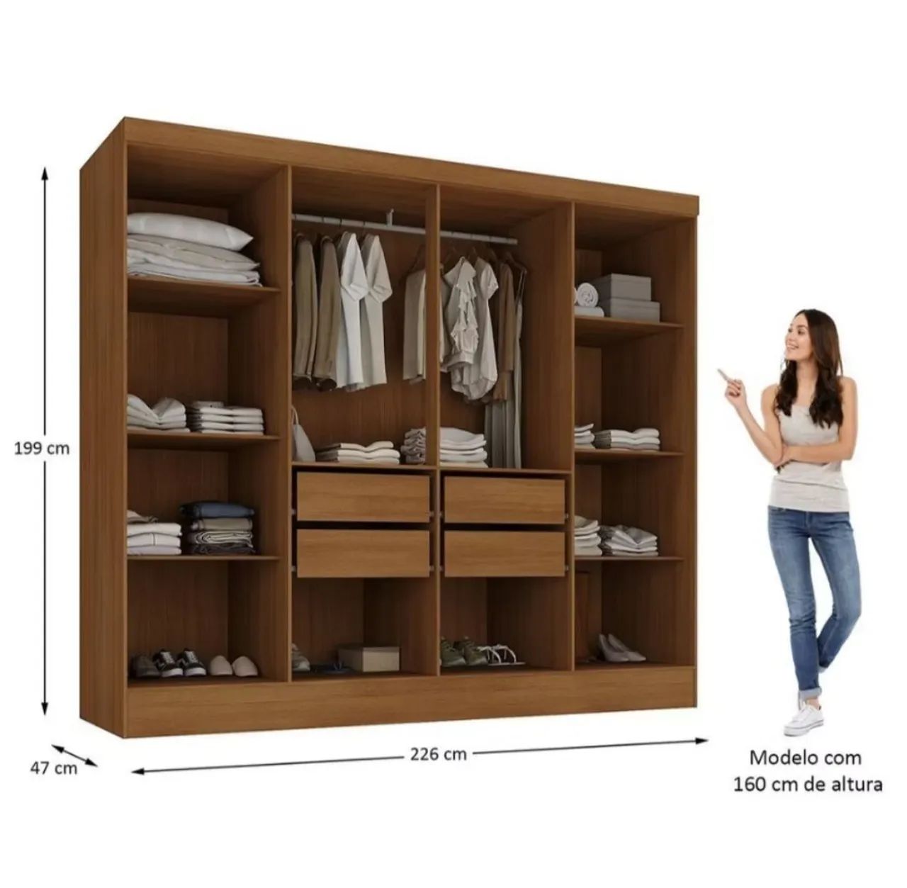 Closet Casal 100% MDF - Foto 4