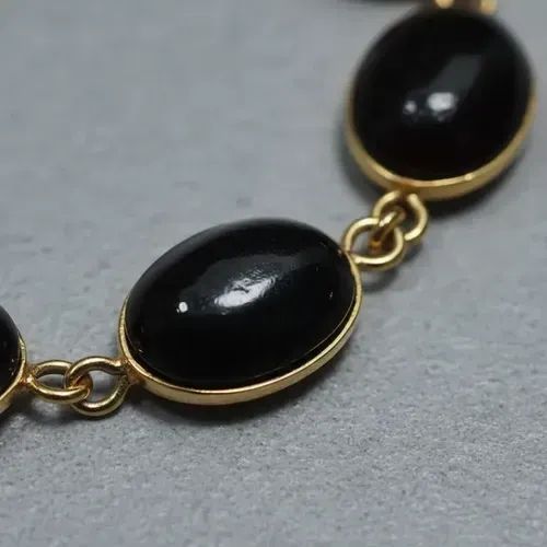 Colar em dourado e preto - Foto 3