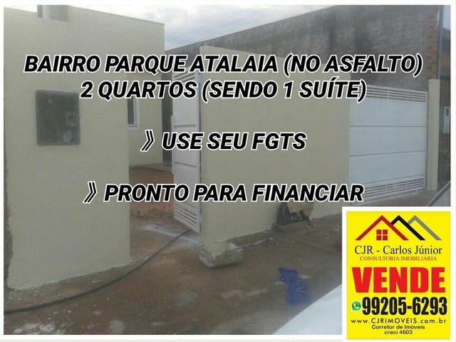 Casa 2 quartos (1 suíte) NOVA no bairro Parque Atalaia