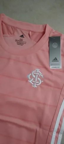 Camisa Baby Look Feminina Rosa Internacional Licenciada