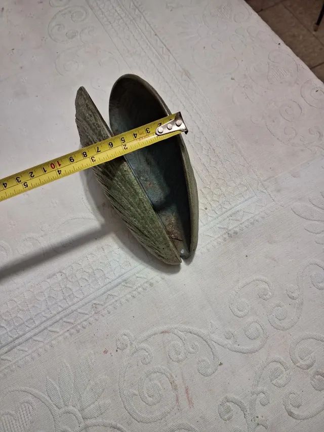 Porta guardanapo em formato de concha .antiguidade  - Foto 5