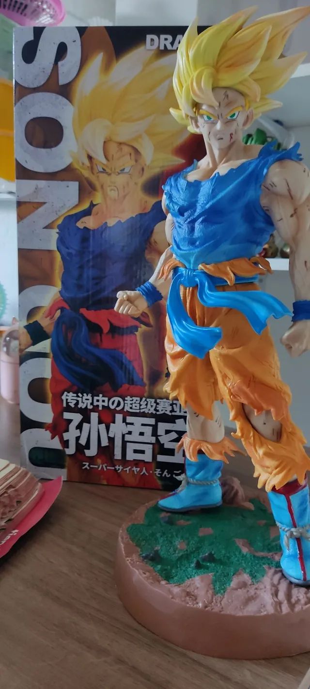 Dragon Ball Vegeta Super Sayajin 1/4 44cm Estatueta Grande