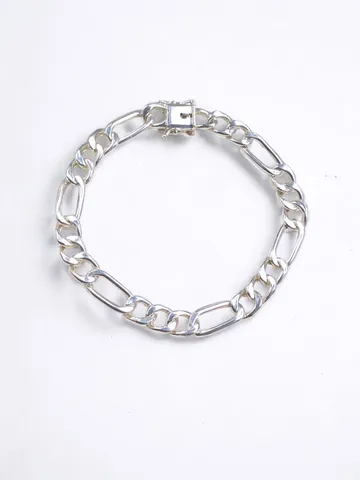 PULSEIRA GRUMET FECHO GAVETA ELO 3x1 JOIAS PRATA
