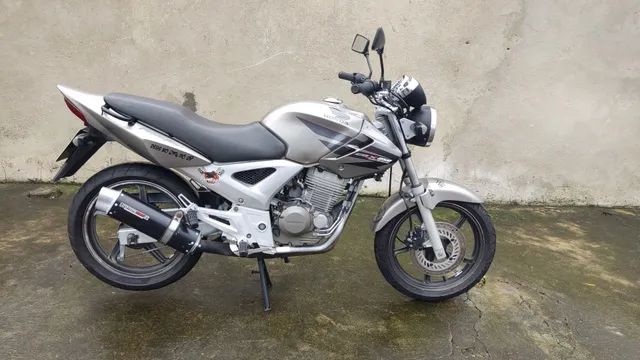 Honda CBX 250 Twister 2008 Cinza, KM Motos