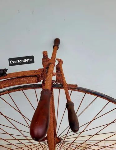 Bicicleta antiga penny farthing big wheel biciclo  - Foto 5