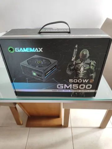 Fonte ATX Gamemax 500W 80 Plus Bronze PFC Ativo GM500