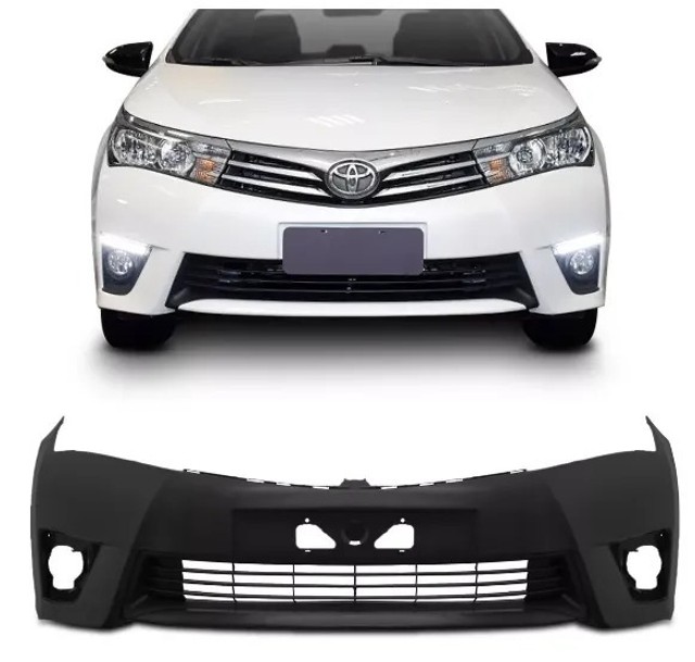 Parachoque Toyota Corolla 2015/2017 Lumax Preto Liso 