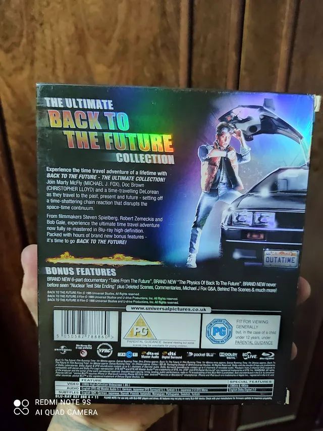 Blu-Ray Trilogia De Volta Para o Futuro - Importado - Foto 2