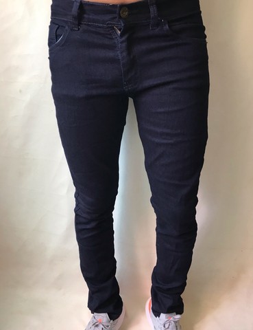 Calça jeans masculina e calça sarja preta com elastano skinny  - Foto 2