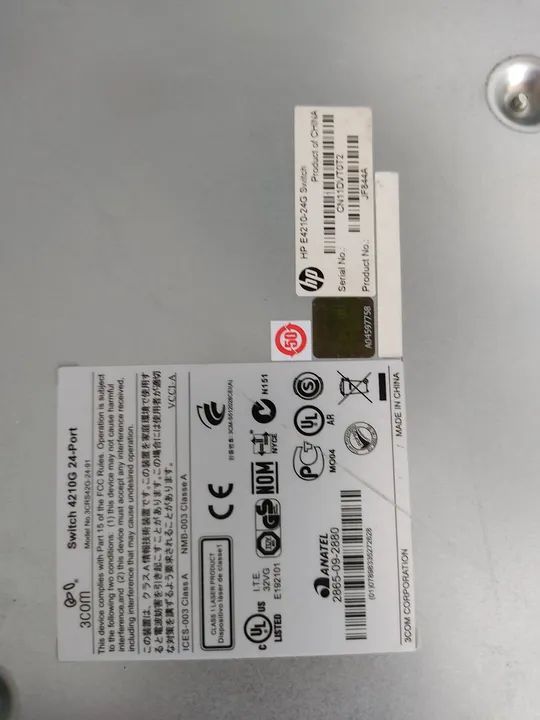 SWICT GIBABIT 3COM 4210G 24 PORTAS - Foto 3