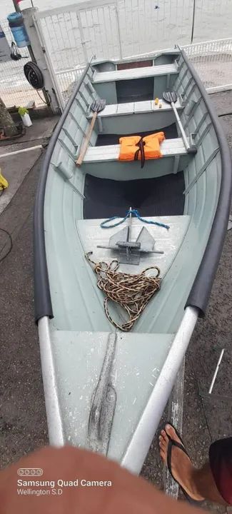 Barco de alumínio de pesca 5 m - Foto 6
