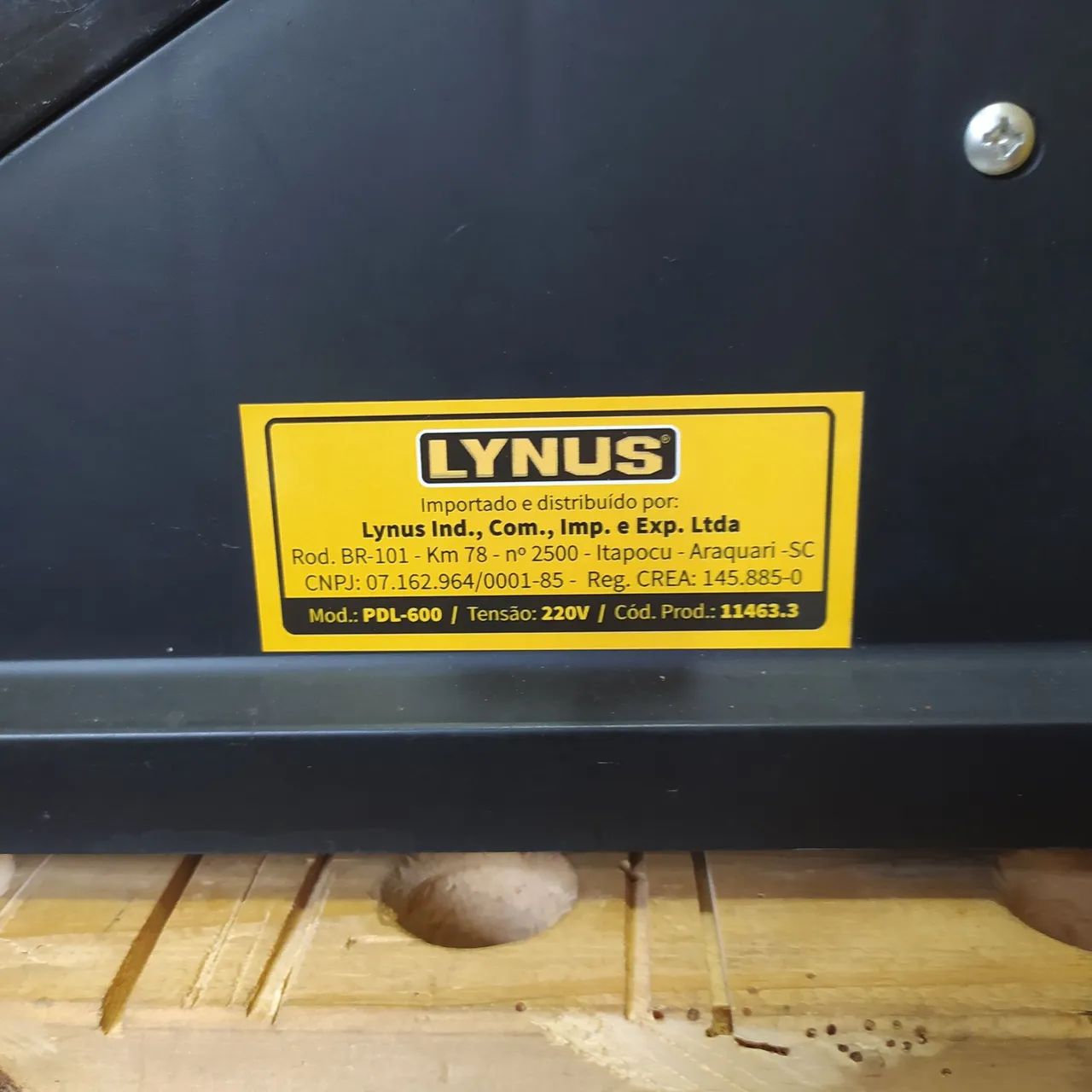 Plaina Desempenadeira 6" Lynus PDL 600 - 220v - Foto 5