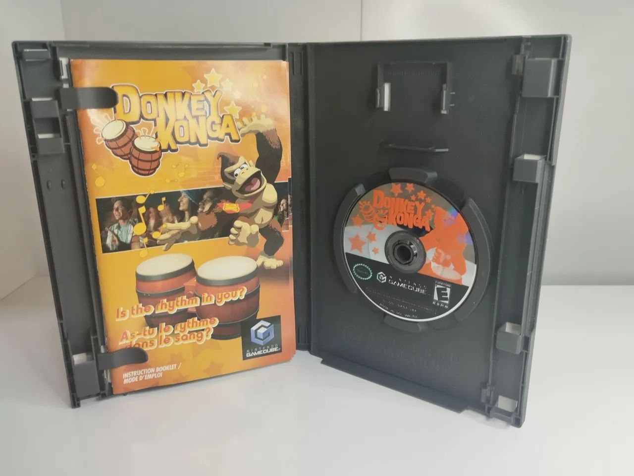 JOGO DONKEY KONGA ORIGINAL PARA GAME CUBE - Foto 2