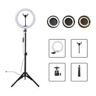 Ring Light 10" 26cm Com Suporte de Celular + Tripé 2.10cm - WZetta