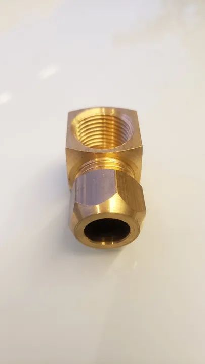 Niple Adaptador 90° para instalação de gás (original Brastemp W10761242) - Foto 3