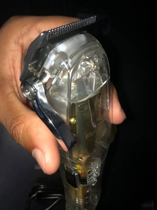 Máquina de Corte Profissional Kemei Sem Fio Lançamento - Foto 5